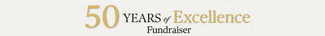 50 Years of Excellence Banner